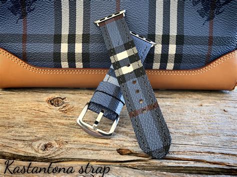 replacement burberry watch strap|authentic Burberry apple watch band.